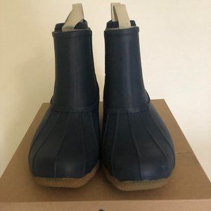 Sperry Saltwater Chelsea Navy Rain Boot, 7M